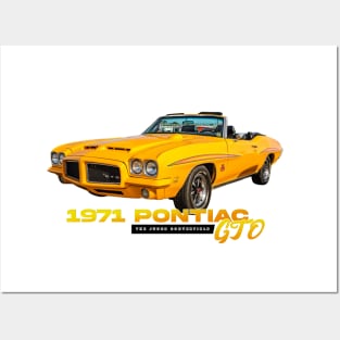 1971 Pontiac GTO The Judge Convertible Posters and Art